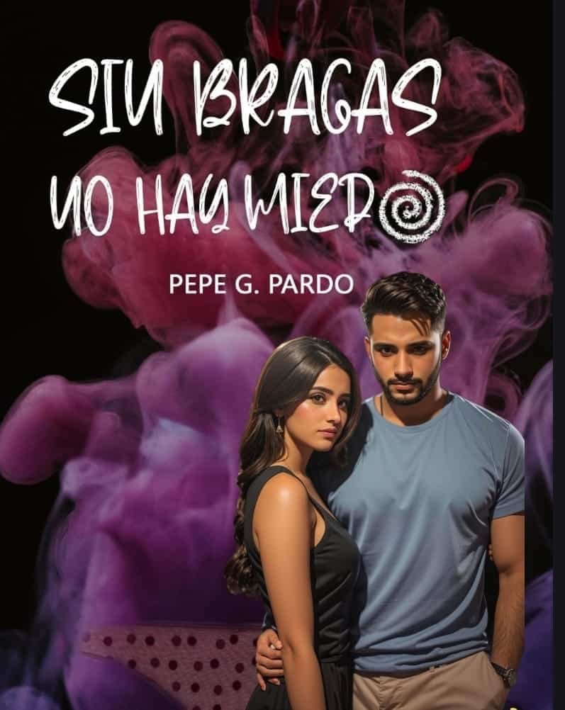 Portada del audiolibro "Sin bragas no hay miedo" con dos personajes que bien podrían ser los protagonistas. De qué trata “Sin bragas no hay miedo” lo descubrirás en este artículo.