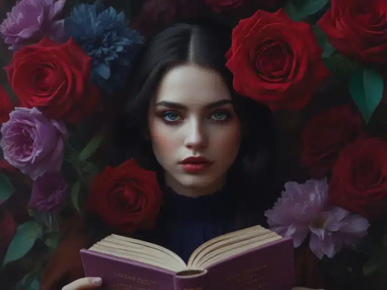 Eres de los que se ríe del miedo como esta chica que está leyendo una novela.