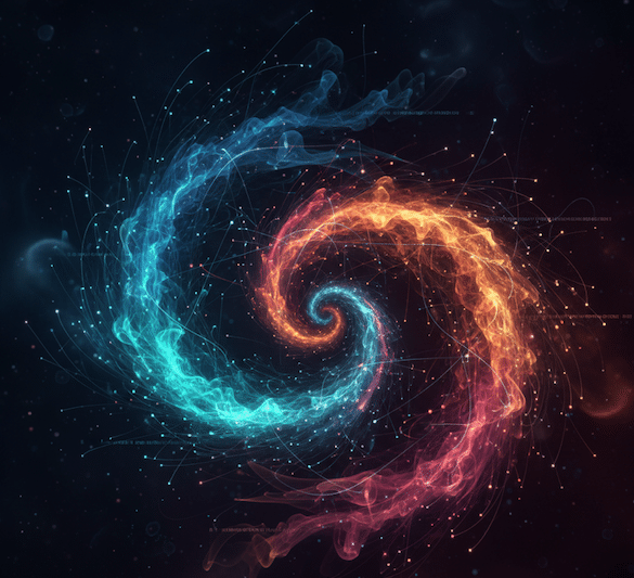 Dos almas se juntan en el universo